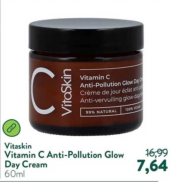 Vitaskin Vitamin C Anti-Pollution Glow Day Cream 60ml