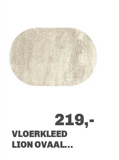 VLOERKLEED LION OVAAL...