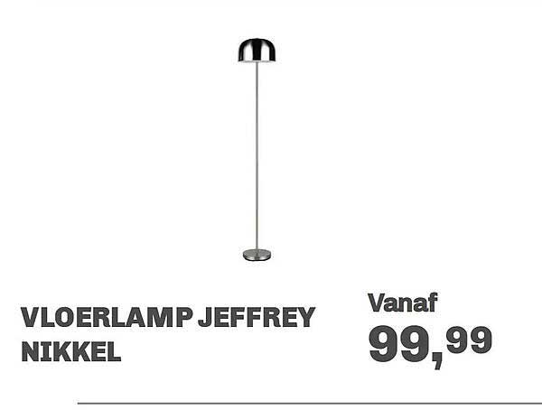 Vloerlamp Jeffrey nikkel