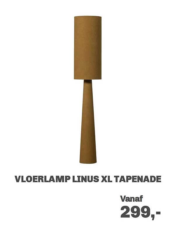 VLOERLAMP LINUS XL TAPENADE