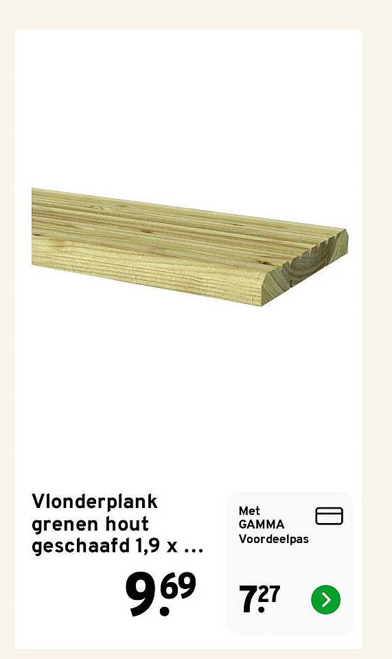 Vloerplank grenen hout geschaafd 1,9 x ...