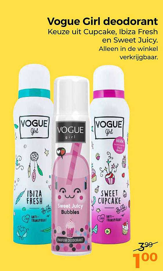 Vogue Girl deodorant