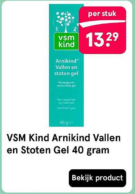VSM Kind Arnkind Vallen en Stoten Gel 40 gram