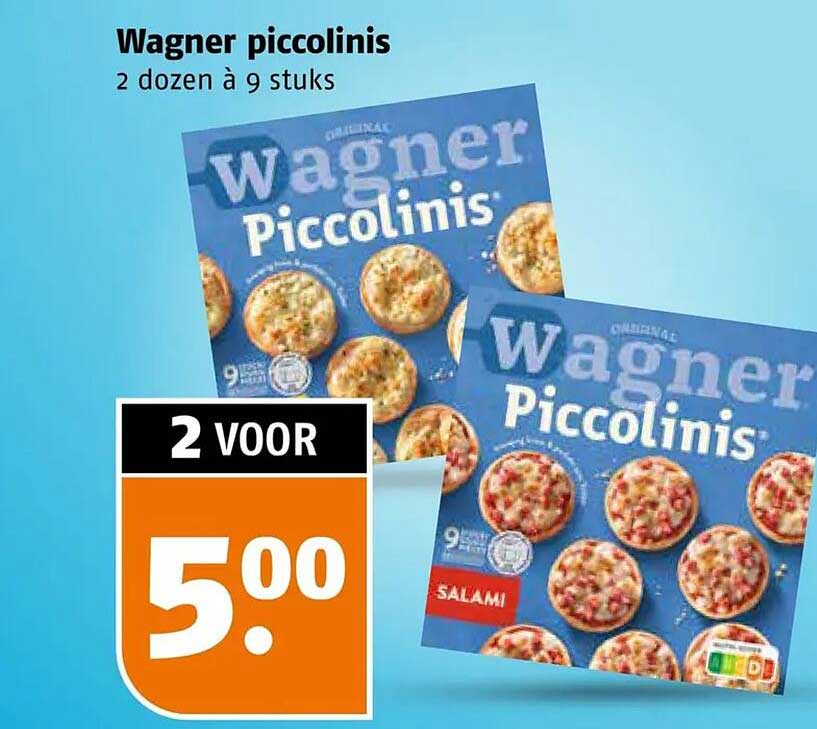 Wagner piccolinis 2 dozen à 9 stuks