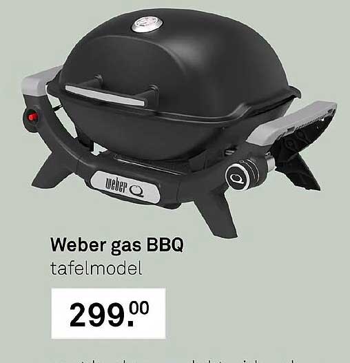 Weber gas BBQ tafelmodel