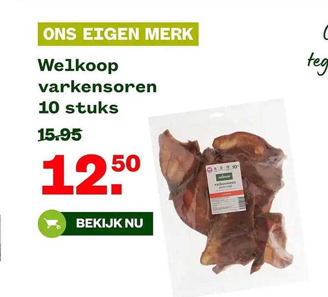 Welkoop varkensoren 10 stuks