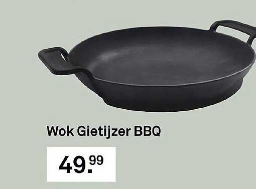 Wok Gietijzer BBQ