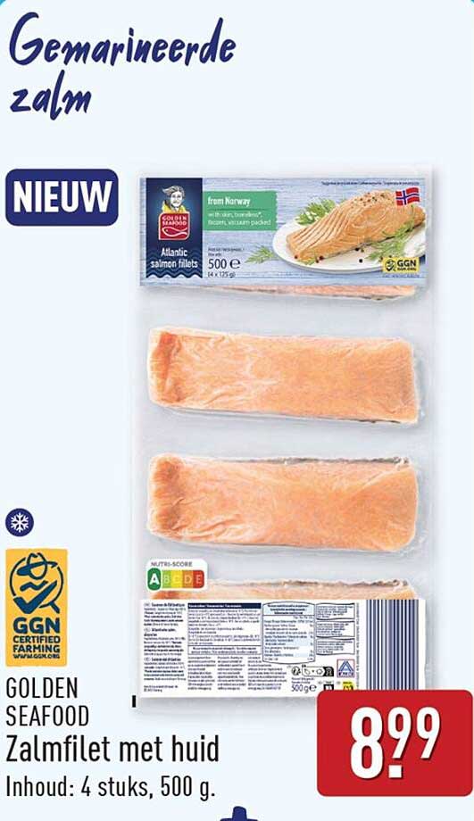 Zalmfilet met huid
