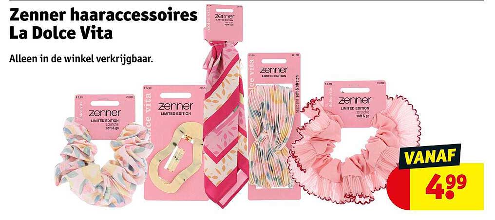Zenner haaraccessoires La Dolce Vita