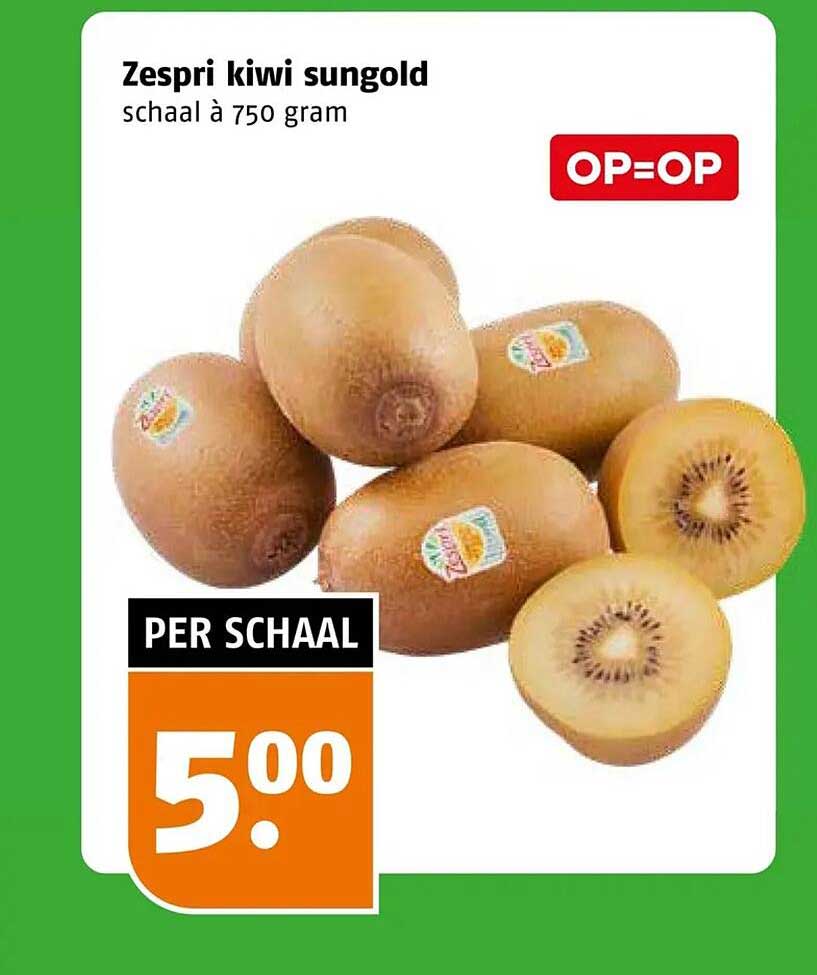 Zespri kiwi sungold schaal à 750 gram
