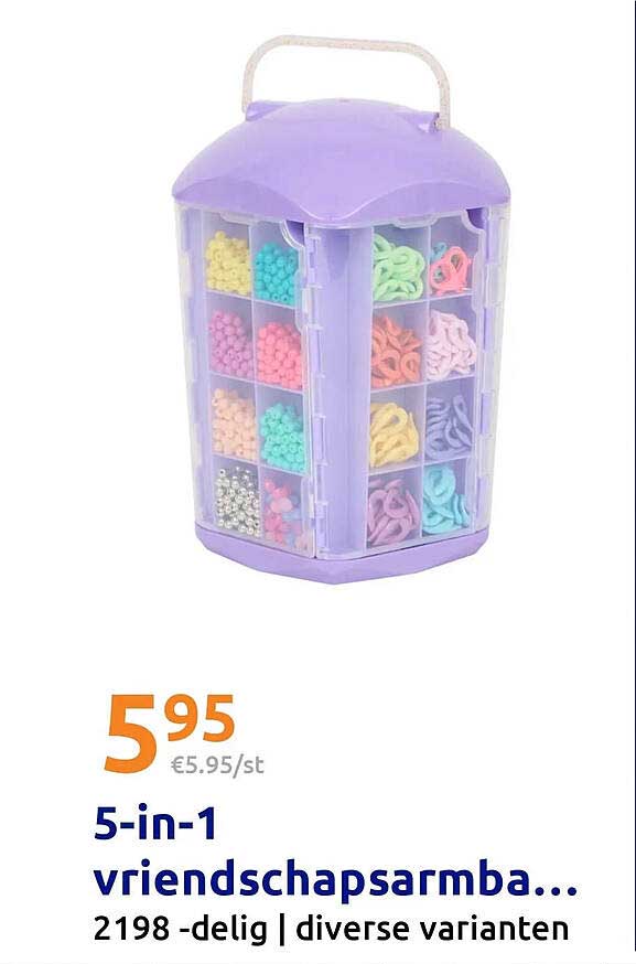5-in-1 vriendschapsarmba... 2198-delig | diverse varianten