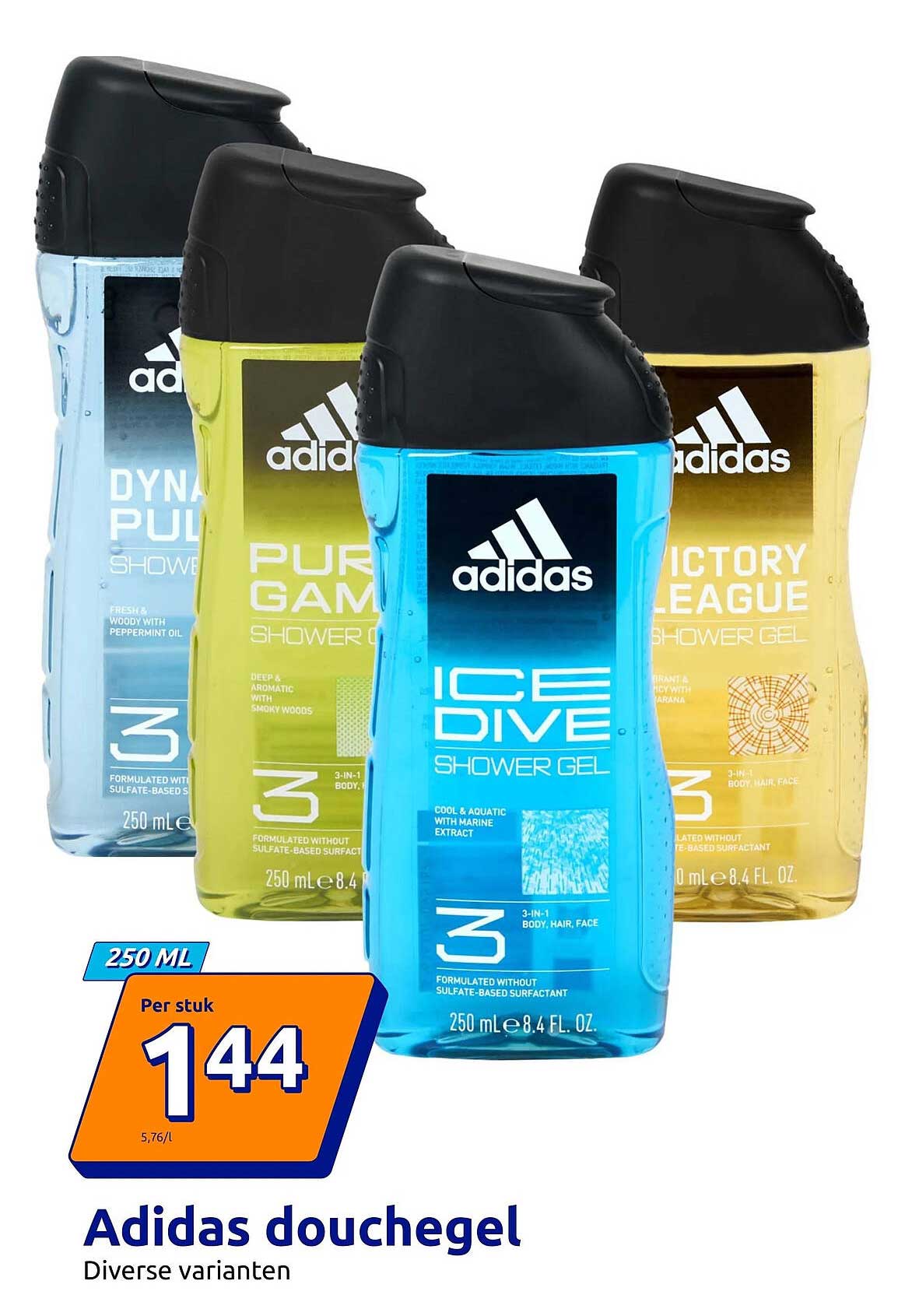 Adidas douchegel Diverse varianten
