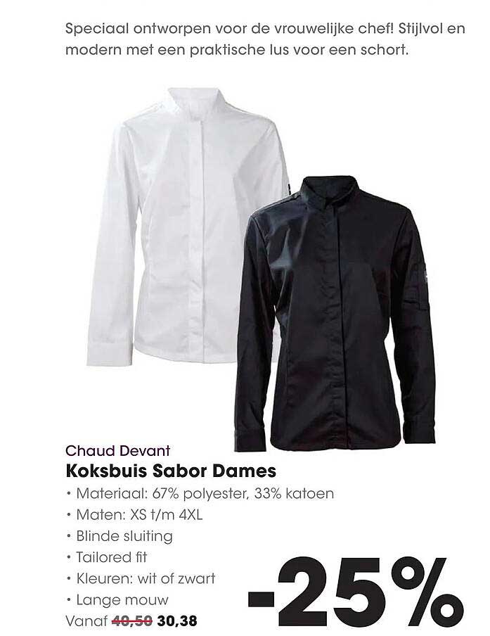 Chaud Devant Koksbuis Sabor Dames -25%