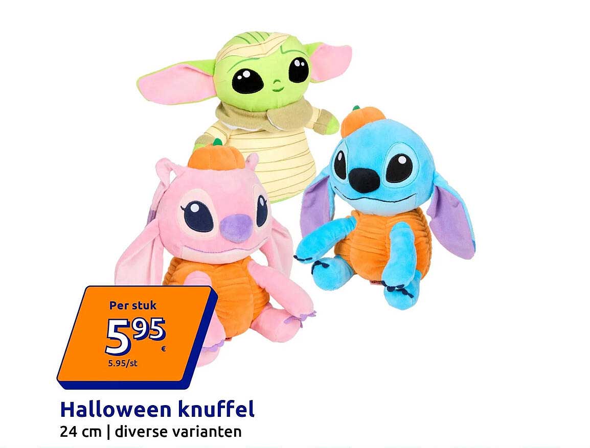 Halloween knuffel 24 cm | diverse varianten