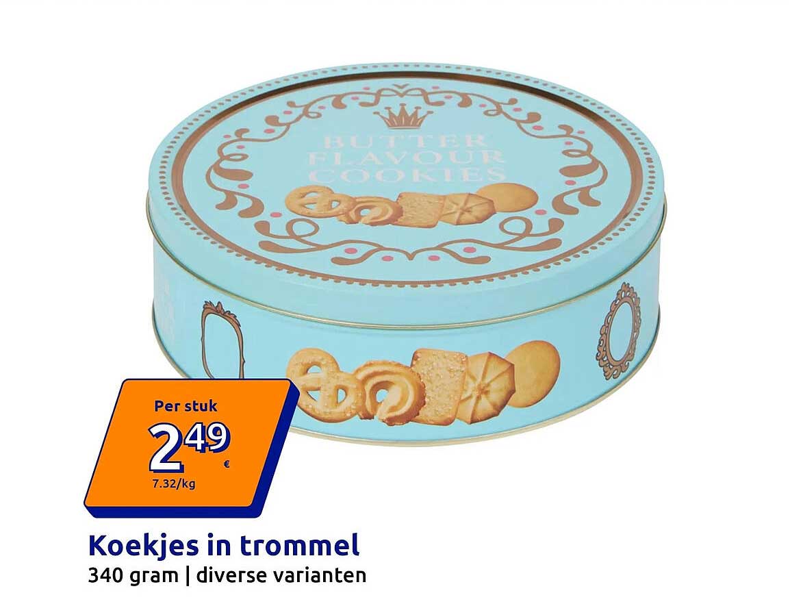 Koekjes in trommel