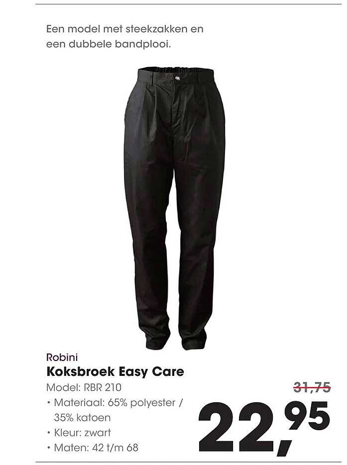 Koksbroek Easy Care