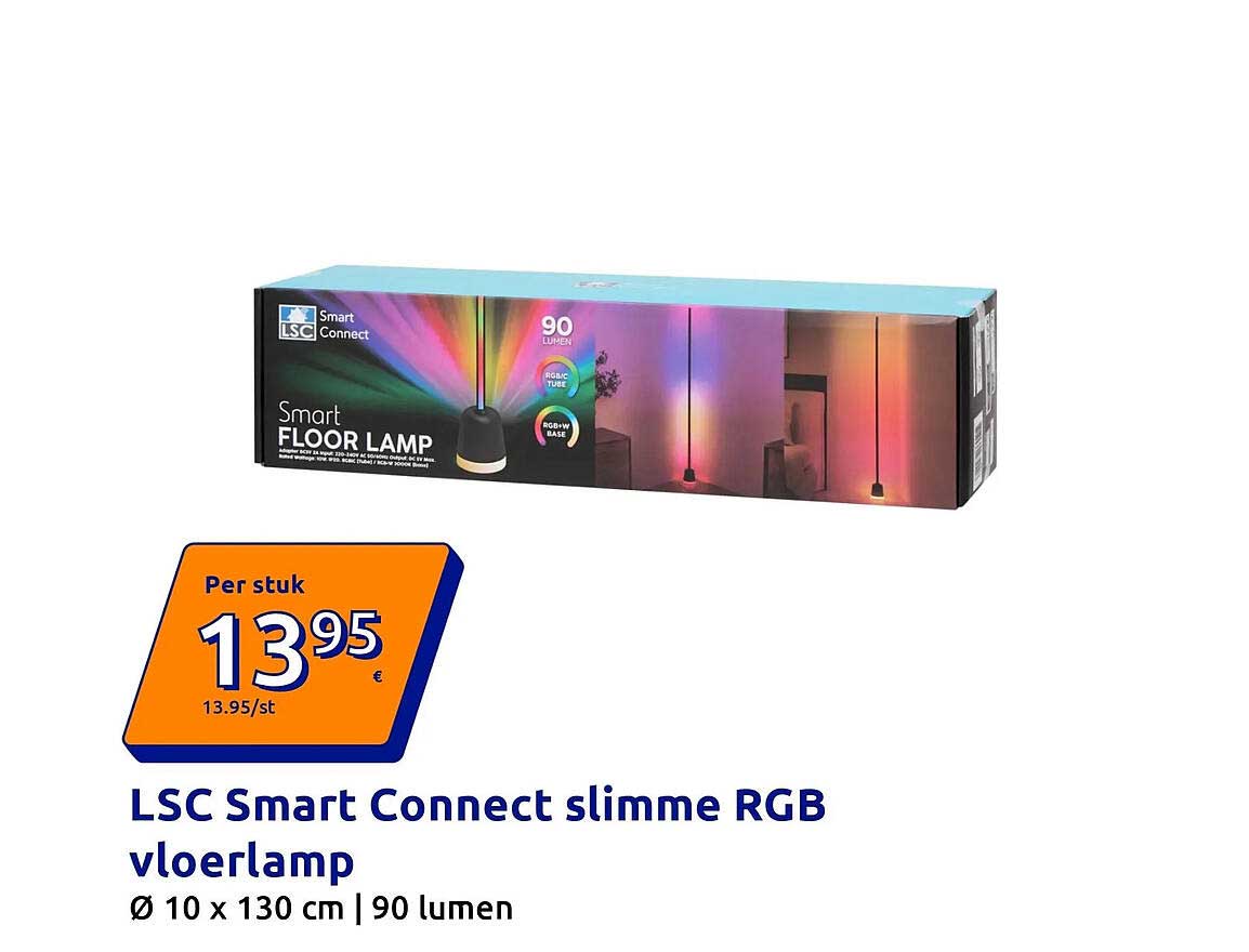 LSC Smart Connect slimme RGB vloerlamp