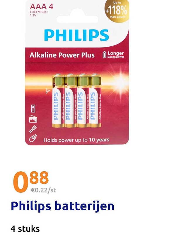 Philips batterijen