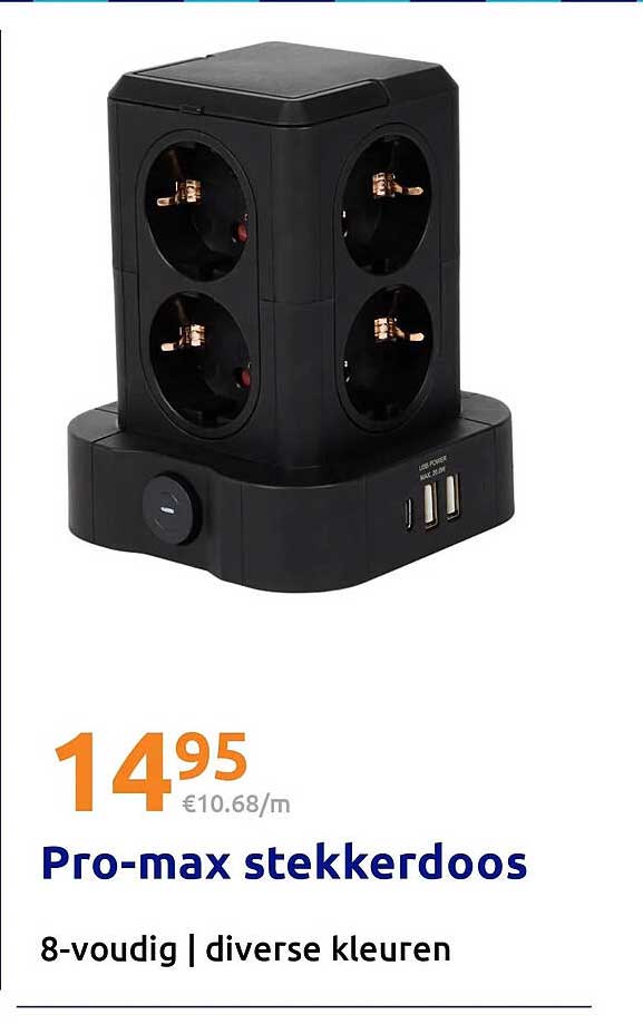 Pro-max stekkerdoos