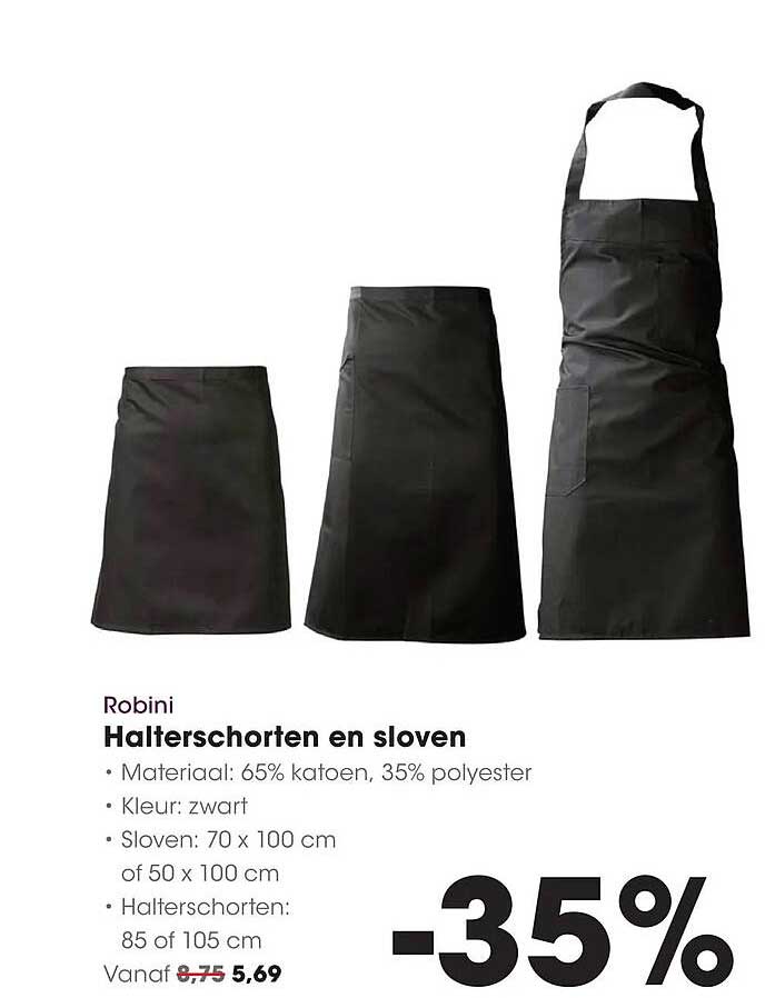 Robini Halterschorten en sloven -35%