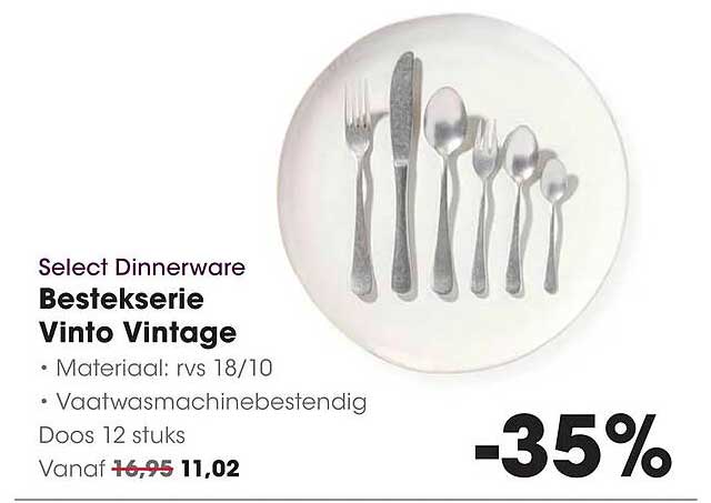 Select Dinnerware Bestekserie Vinto Vintage