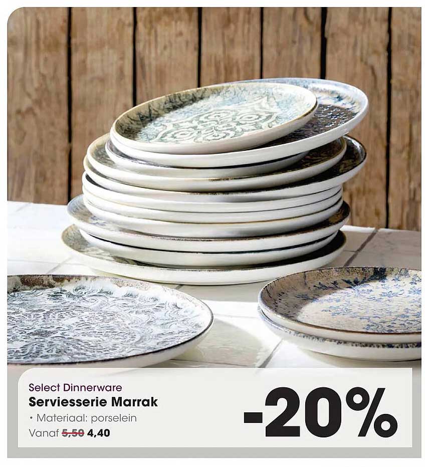 Serviesserie Marrak -20%