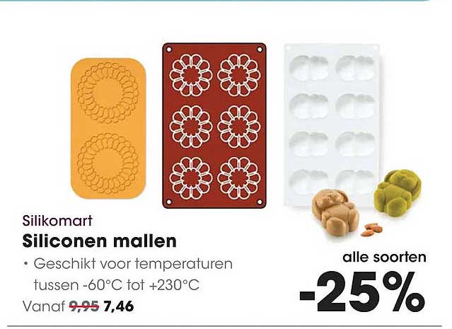 Silicomart Siliconen mallen -25%