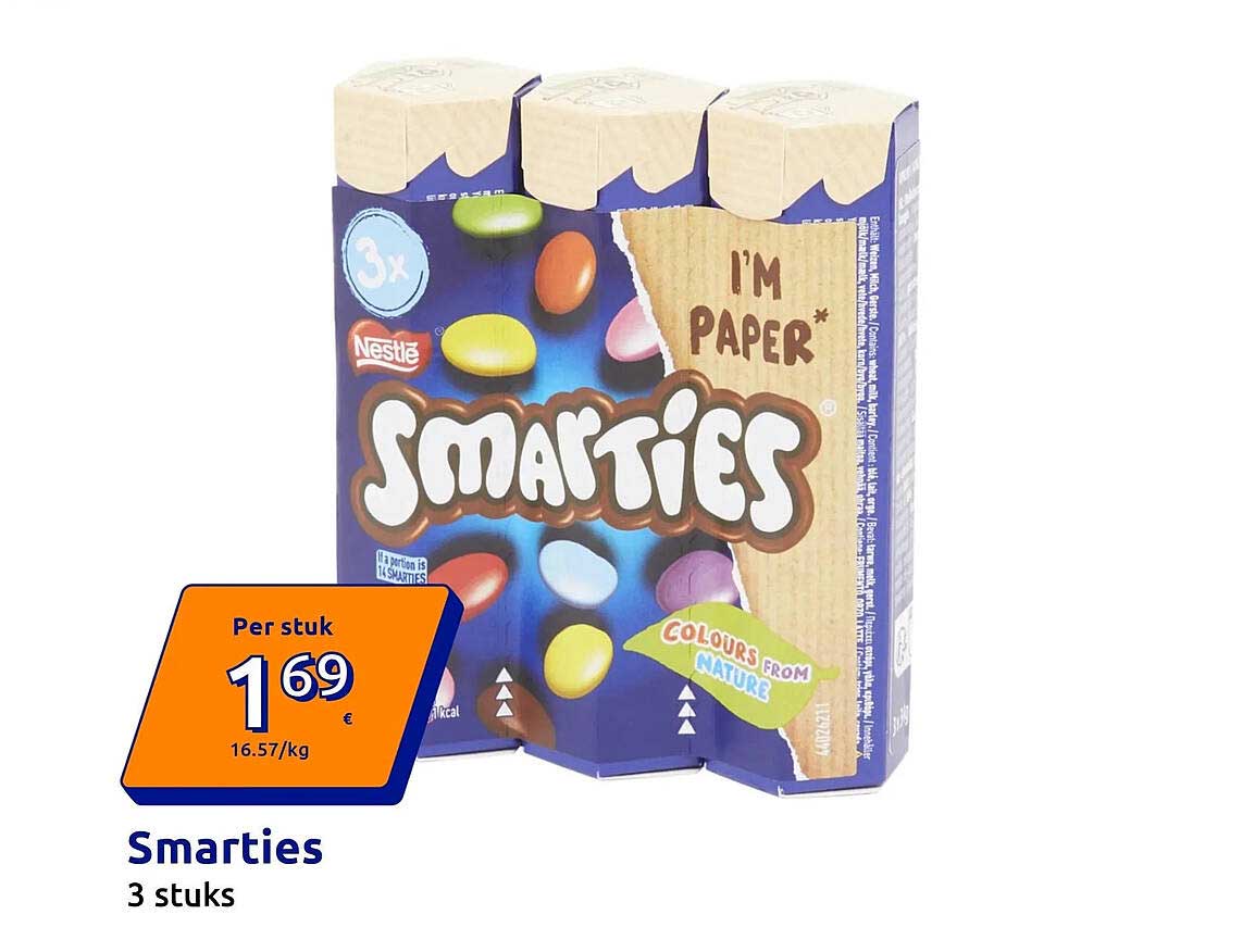 Smarties 3 stuks