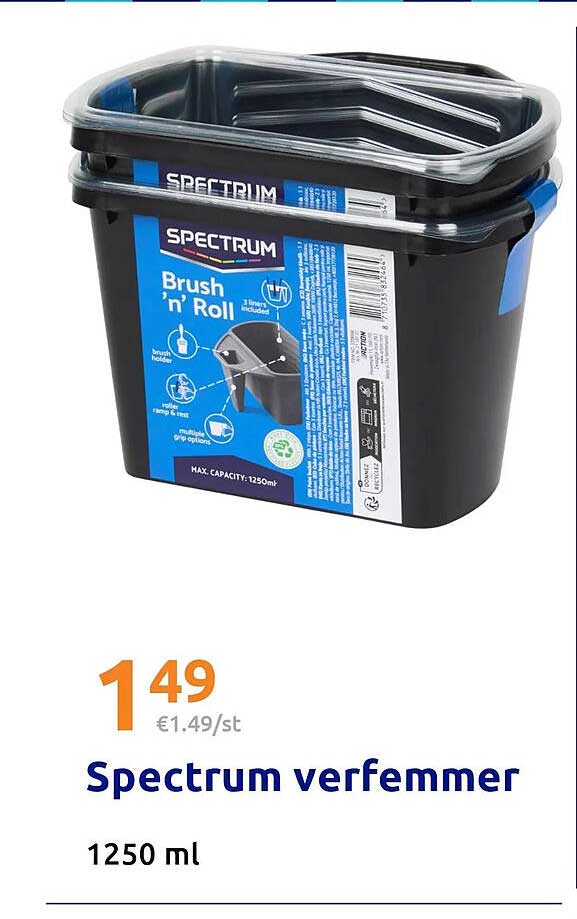 Spectrum verfmmer 1250 ml