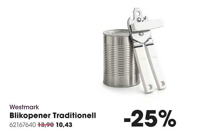 Westmark Blikopener Traditionell