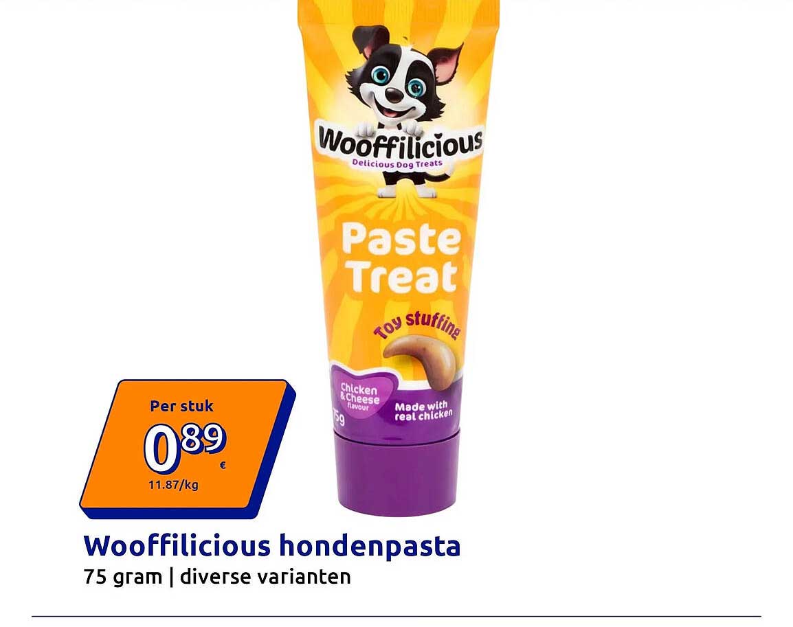Wooffilicous hondenpasta