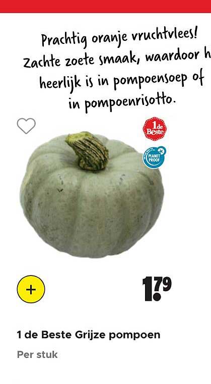 1 de Beste Grijze pompoen