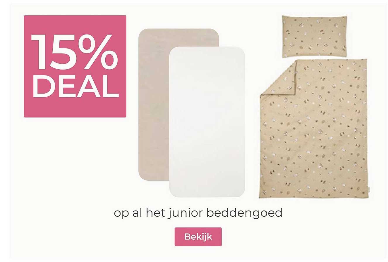 15% DEAL op al het junior beddengoed