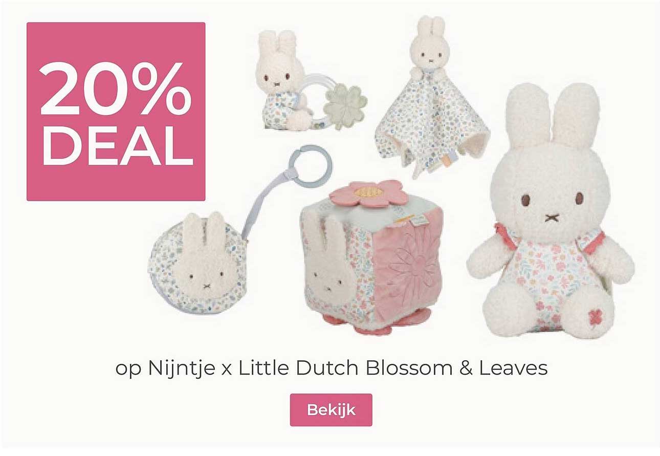 20% DEAL op Nijntje x Little Dutch Blossom & Leaves