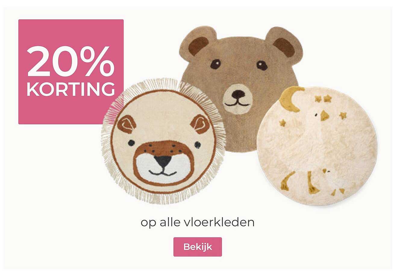 20% KORTING op alle vloerkleden