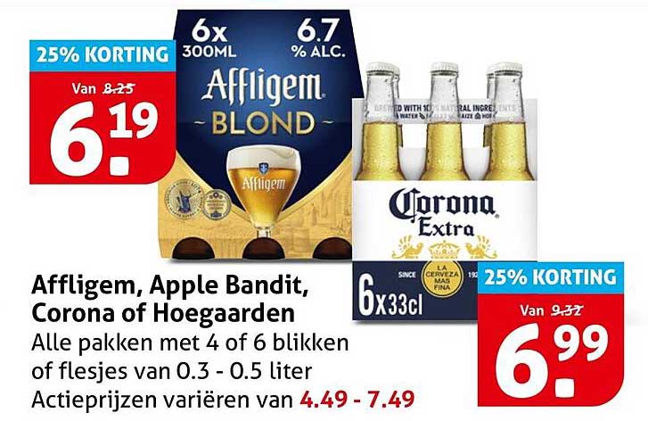 Affligem, Apple Bandit, Corona of Hoegaarden