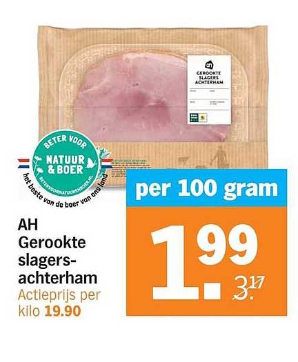 AH Gerookte slagers-achterham