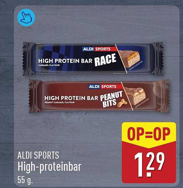 ALDI SPORTS High-proteinbar 55 g.