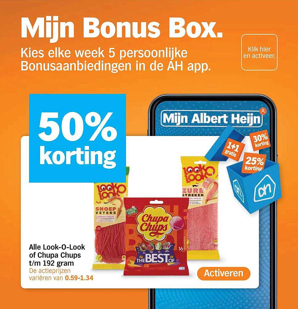 Alle Look-O-Look of Chupa Chups t/m 192 gram 50% korting