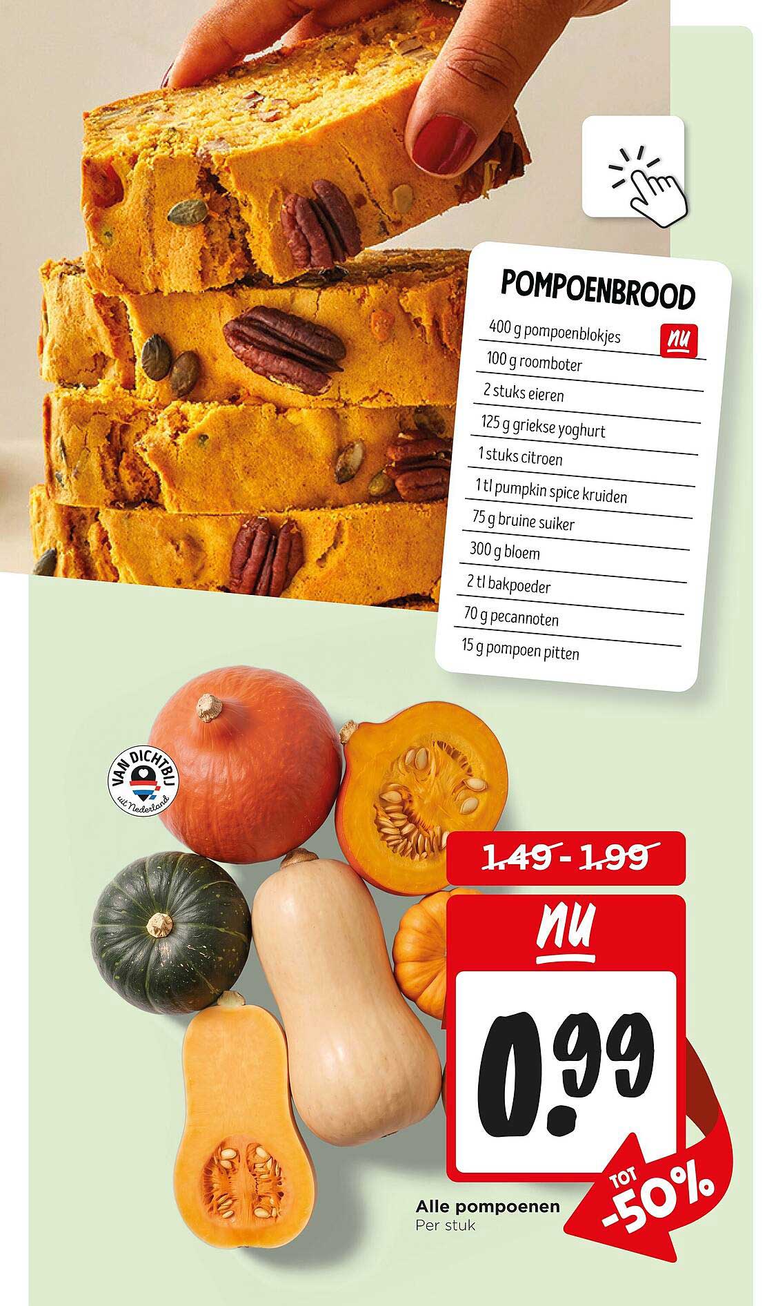 Alle pompoenen Per stuk TOT -50%