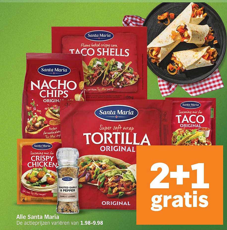 Alle Santa Maria 2+1 gratis