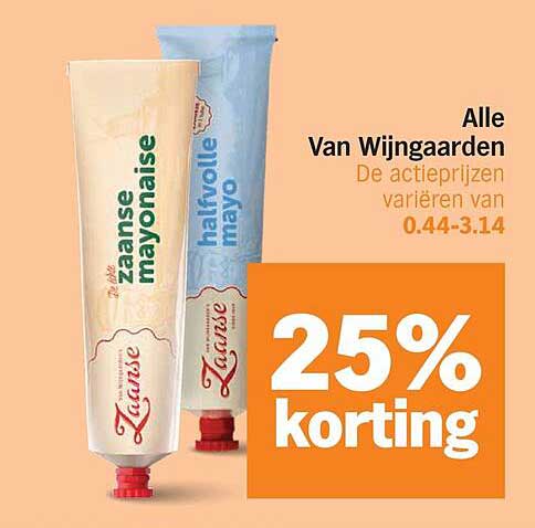Alle Van Wijngaarden 25% korting