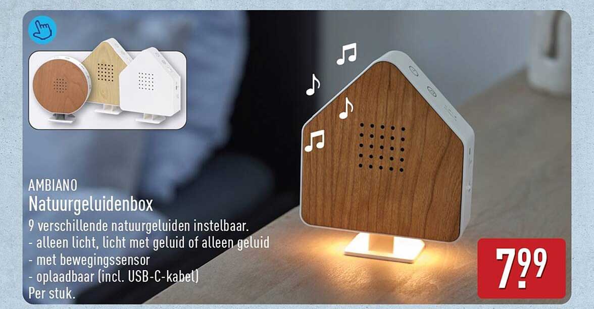AMBIANO Natuurgeluidenbox