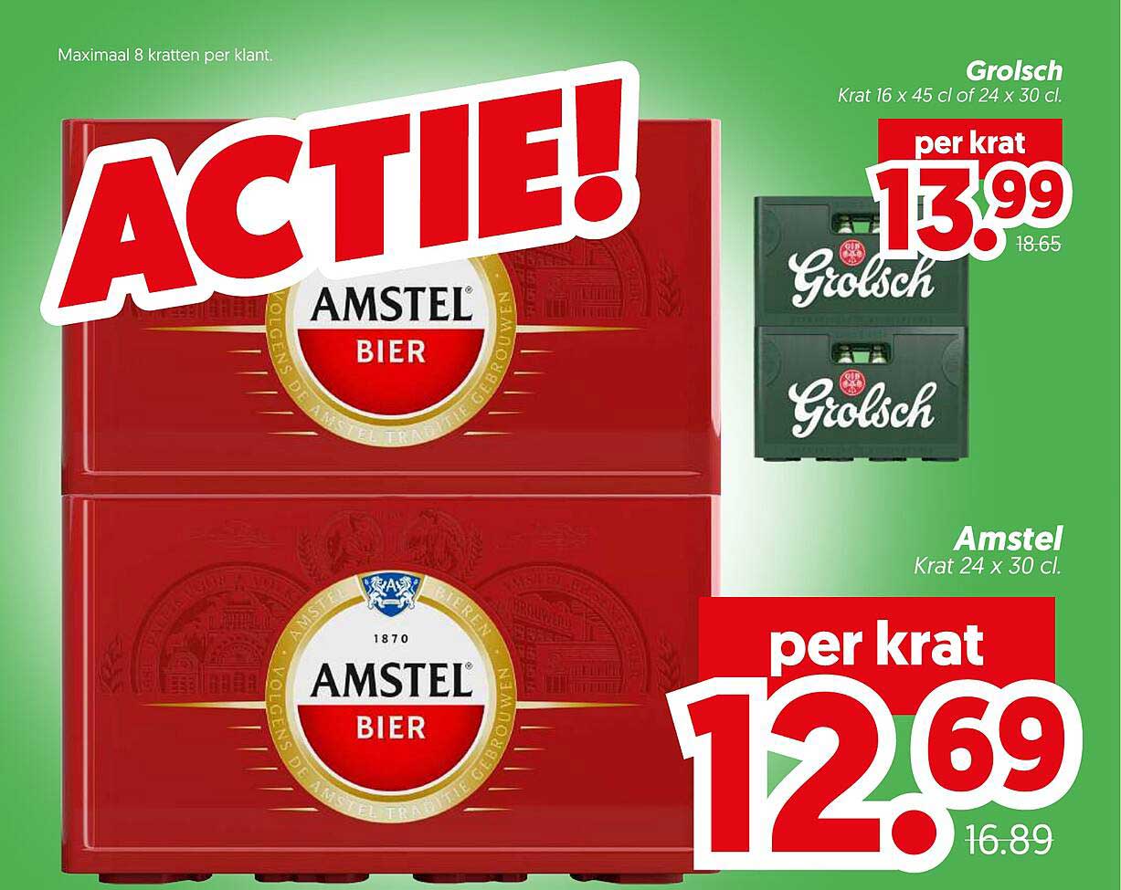Amstel Bier per krat