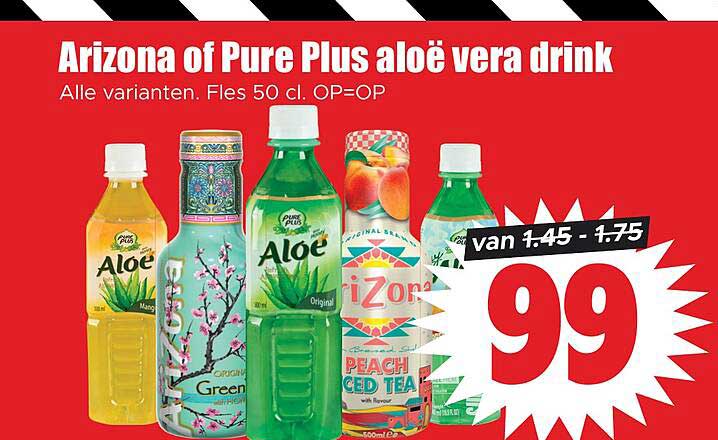 Arizona of Pure Plus aloë vera drink