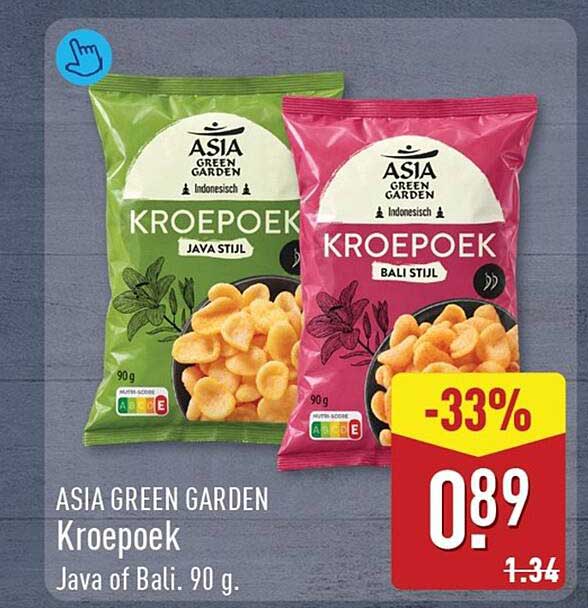 ASIA GREEN GARDEN Kroepoek Java of Bali. 90 g. -33%