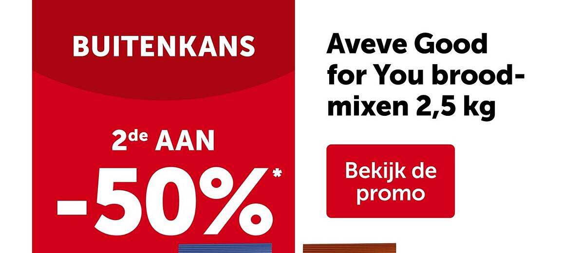 Aveve Good for You broodmixen 2,5 kg 2de AAN -50%