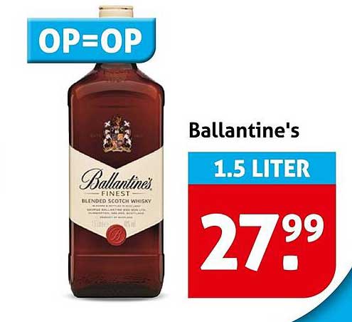 Ballantine's 1.5 liter OP=OP