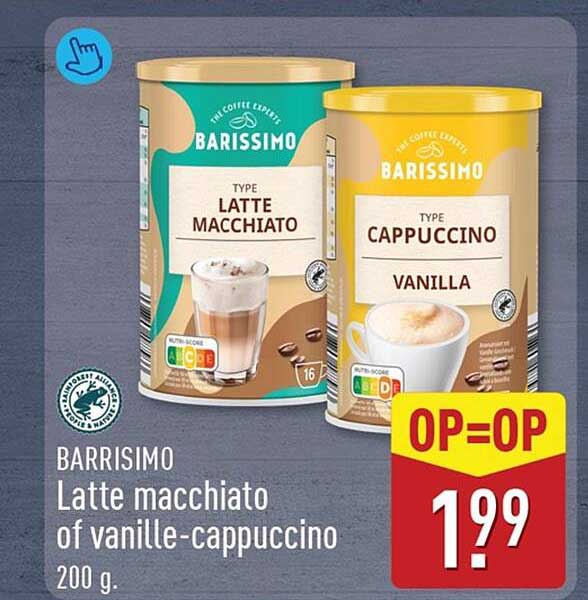 BARRISIMO Latte macchiato of vanille-cappuccino 200 g OP=OP