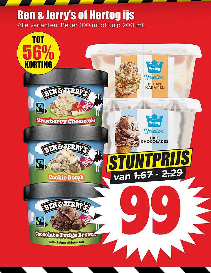 Ben & Jerry’s of Hertog ijs